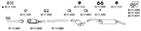 HJS VW282 Система випуску ОГ