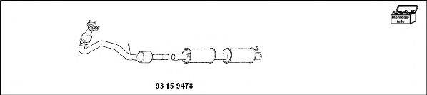 HJS 93159478 Компл. для дооборудов., каталізатор/саж.фільтр (комбісист.