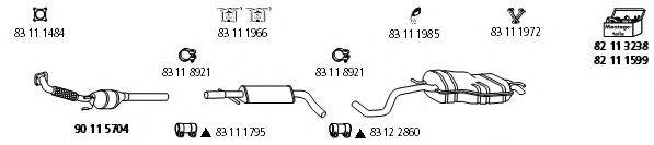 HJS VW1502 Система випуску ОГ