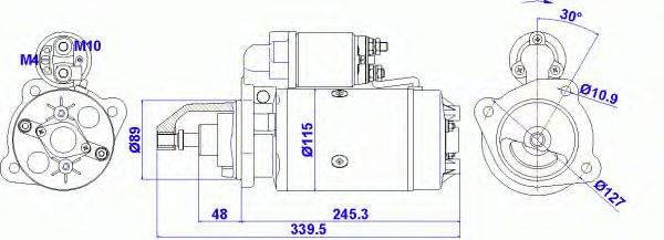 DELCO REMY 19024205 Стартер