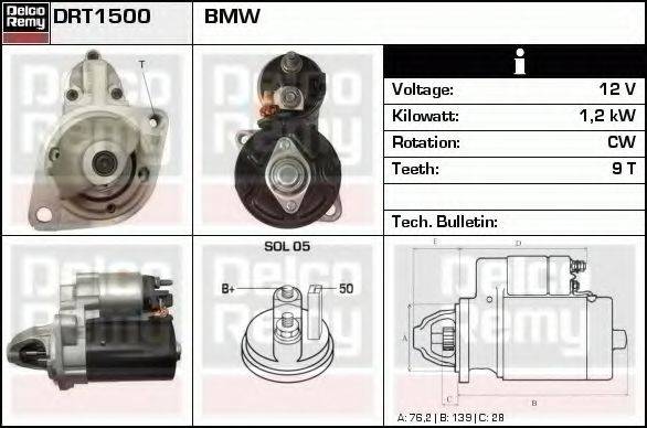 DELCO REMY DRT1500 Стартер