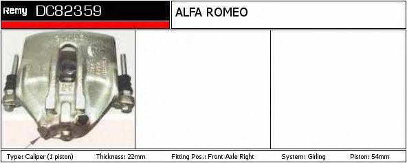 DELCO REMY DC82359 Гальмівний супорт