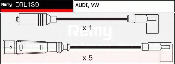 DELCO REMY DRL139 Комплект дротів запалювання