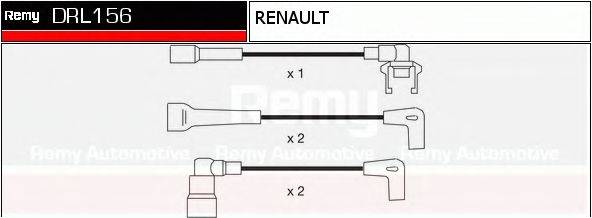 DELCO REMY DRL156 Комплект дротів запалювання