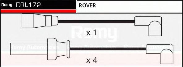 DELCO REMY DRL172 Комплект дротів запалювання