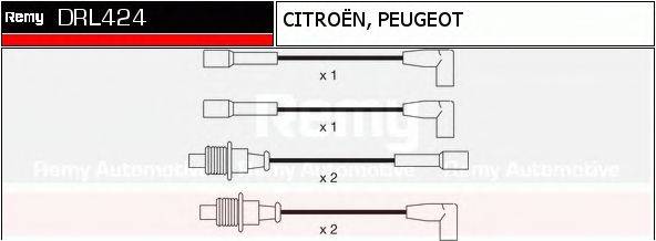 DELCO REMY DRL424 Комплект дротів запалювання