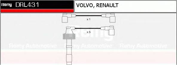 DELCO REMY DRL431 Комплект дротів запалювання