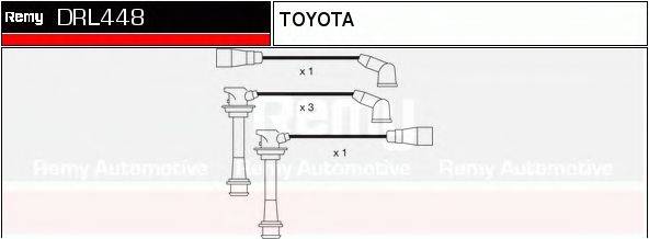 DELCO REMY DRL448 Комплект дротів запалювання