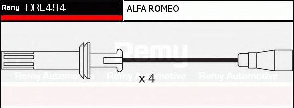 DELCO REMY DRL494 Комплект дротів запалювання