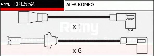 DELCO REMY DRL552 Комплект дротів запалювання