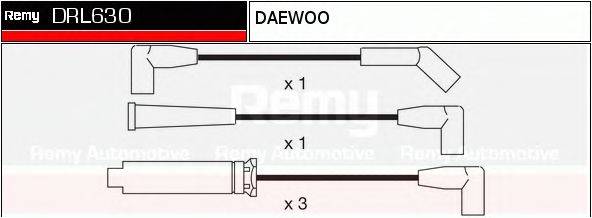 DELCO REMY DRL630 Комплект дротів запалювання