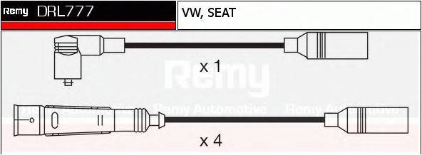 DELCO REMY DRL777 Комплект дротів запалювання