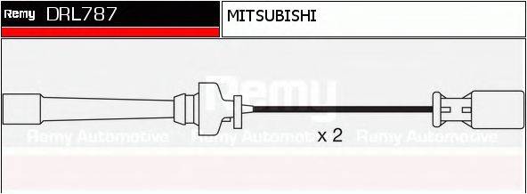 DELCO REMY DRL787 Комплект дротів запалювання