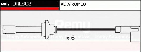 DELCO REMY DRL803 Комплект дротів запалювання