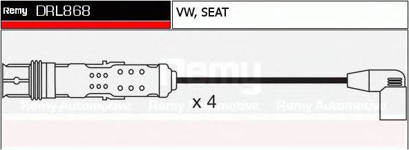 DELCO REMY DRL868 Комплект дротів запалювання