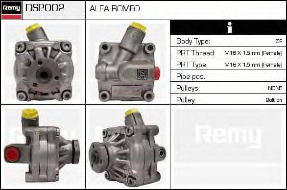 DELCO REMY DSP002 Гідравлічний насос, кермо