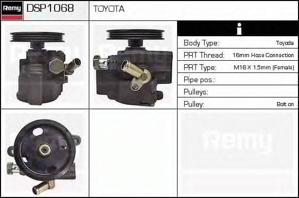 DELCO REMY DSP1068 Гідравлічний насос, кермо