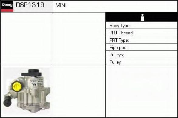 DELCO REMY DSP1319 Гідравлічний насос, кермо