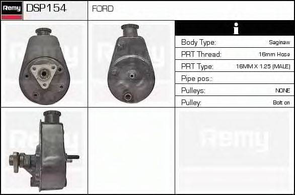 DELCO REMY DSP154 Гідравлічний насос, кермо