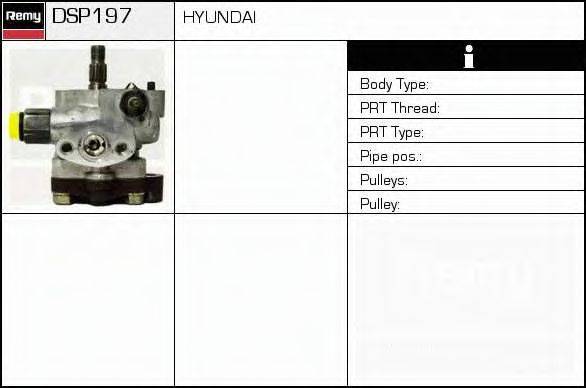 DELCO REMY DSP197 Гідравлічний насос, кермо