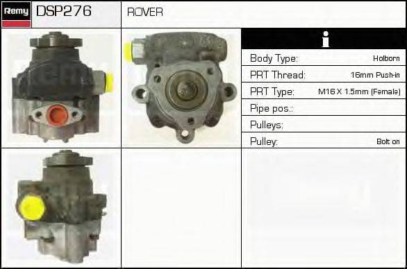 DELCO REMY DSP276 Гідравлічний насос, кермо