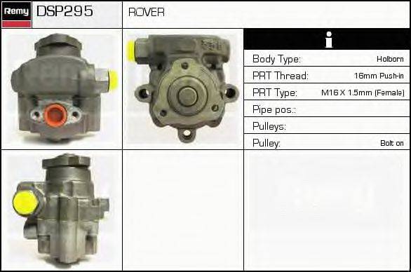 DELCO REMY DSP295 Гідравлічний насос, кермо