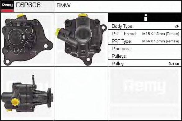 DELCO REMY DSP606 Гідравлічний насос, кермо