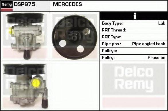 DELCO REMY DSP975 Гідравлічний насос, кермо