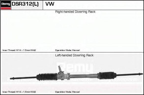 DELCO REMY DSR312 Рульовий механізм