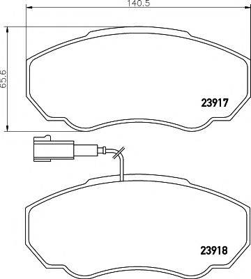 PAGID T1354 Комплект гальмівних колодок, дискове гальмо