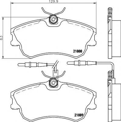 PAGID T9062 Комплект гальмівних колодок, дискове гальмо