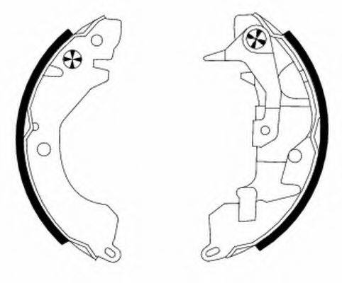 PAGID H8370 Комплект гальмівних колодок