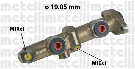 METELLI 050076 головний гальмівний циліндр