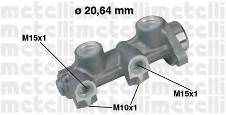 METELLI 050188 головний гальмівний циліндр