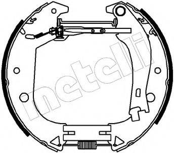 METELLI 510152 Комплект гальмівних колодок