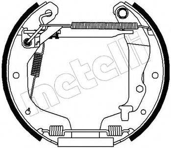 METELLI 510196 Комплект гальмівних колодок