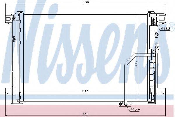 NISSENS 940035 Конденсатор, кондиціонер