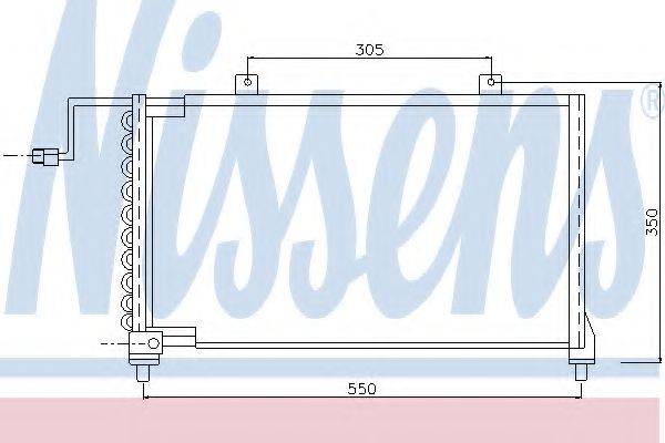 NISSENS 94015 Конденсатор, кондиціонер