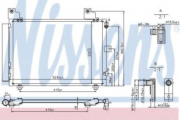 NISSENS 940359 Конденсатор, кондиціонер