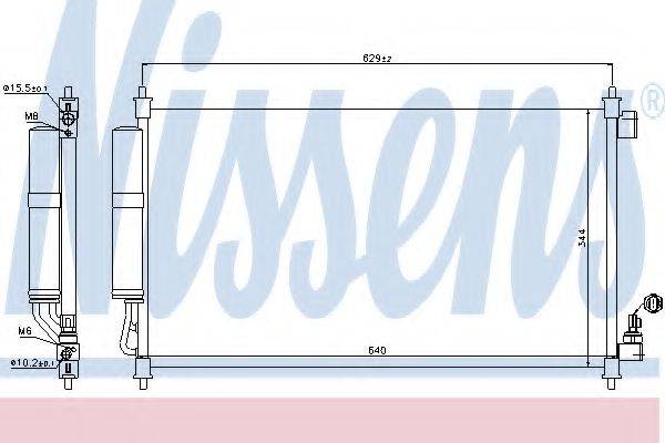 NISSENS 940382 Конденсатор, кондиціонер