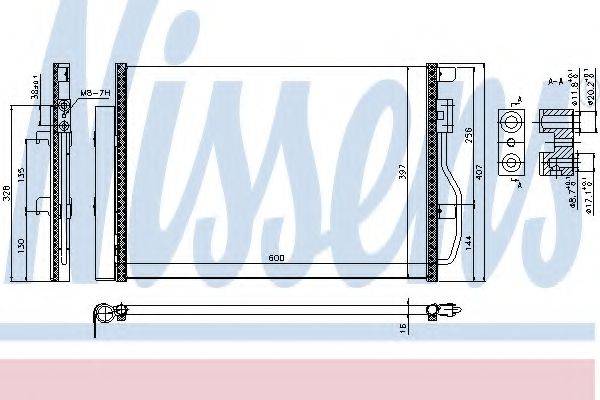 NISSENS 940389 Конденсатор, кондиціонер