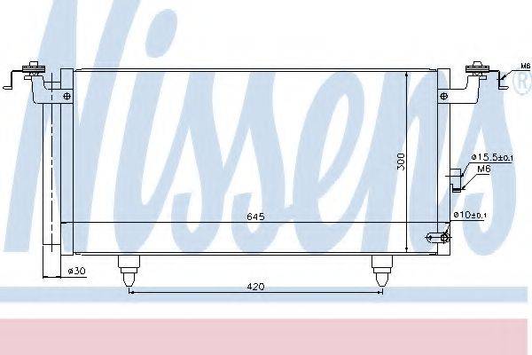 NISSENS 940399 Конденсатор, кондиціонер