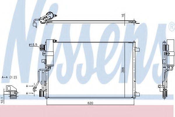 NISSENS 940417 Конденсатор, кондиціонер