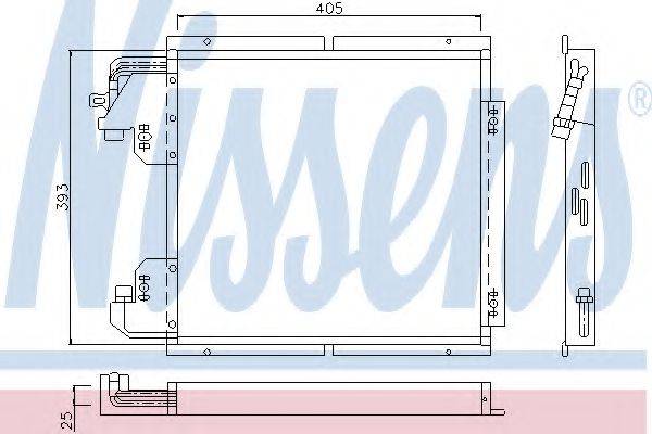 NISSENS 94132 Конденсатор, кондиціонер