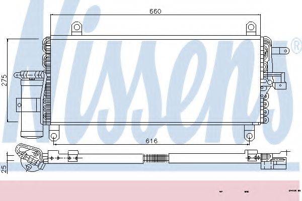 NISSENS 94281 Конденсатор, кондиціонер