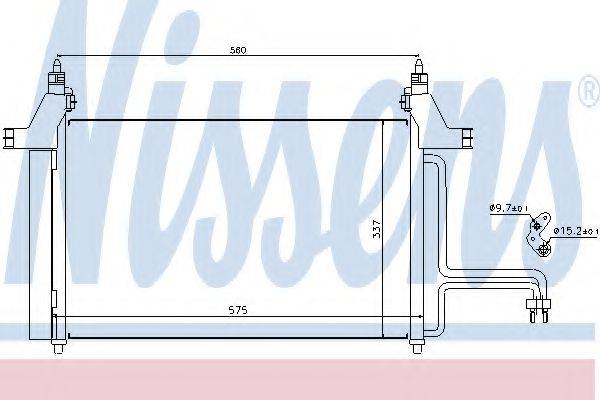 NISSENS 94610 Конденсатор, кондиціонер