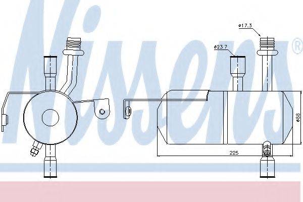 NISSENS 95353 Осушувач, кондиціонер