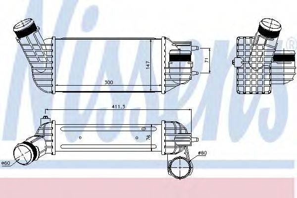 NISSENS 96512 Інтеркулер