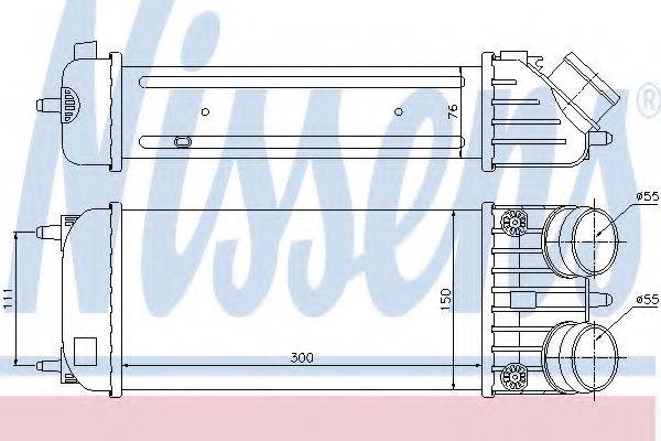 NISSENS 96593 Інтеркулер