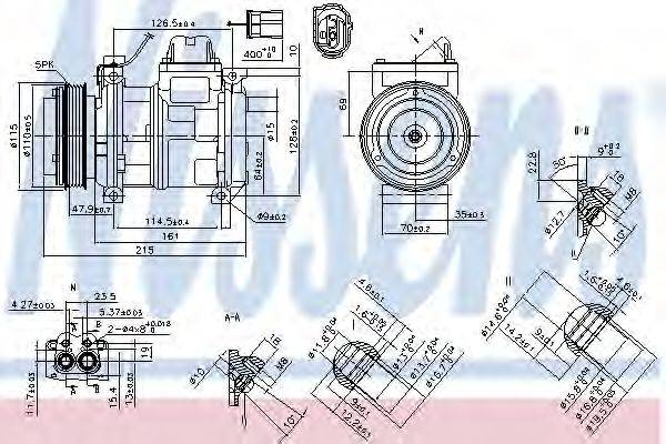 NISSENS 89147 Компресор, кондиціонер